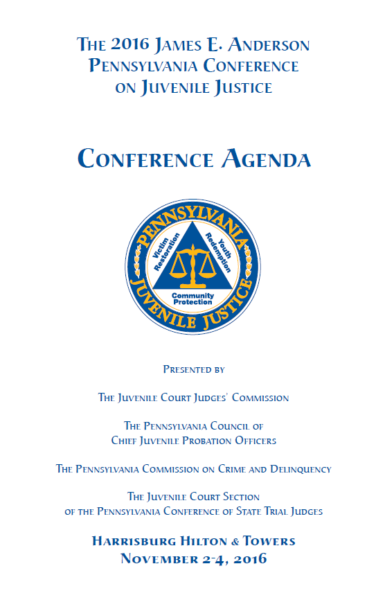 Conference Agenda Cover
