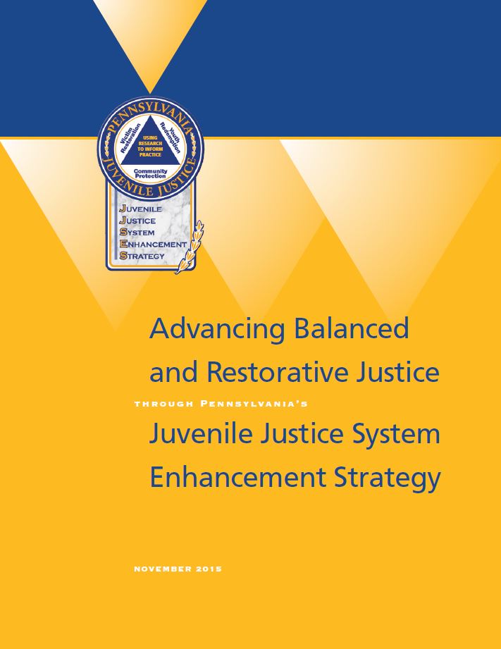 Advancing Balanced Restorative Justice booklet cover art